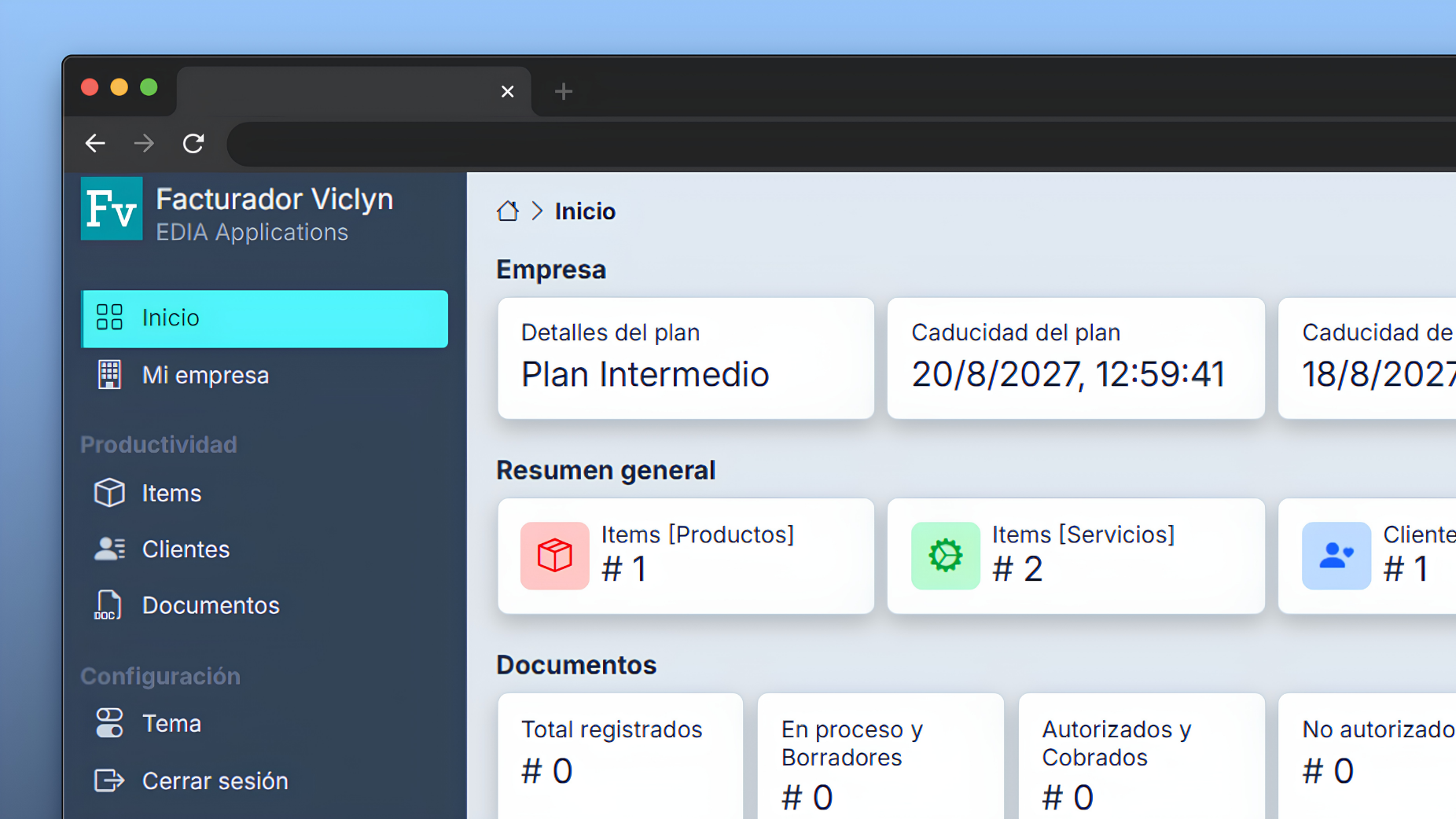 Viclyn Facturación Preview